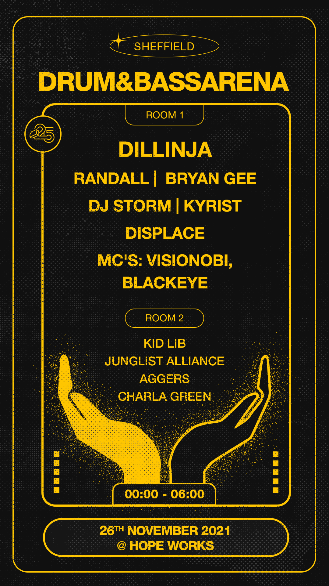 25 Years Drum&BassArena: Dillinja, Randall, Bryan Gee, Dj Storm, Kyrist ...