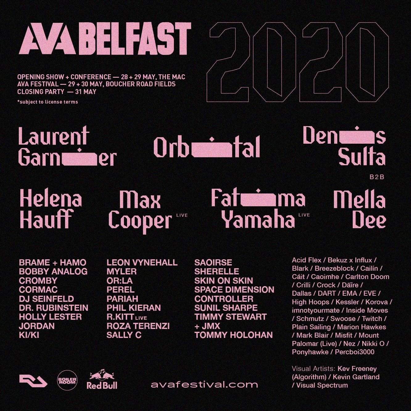 [IMPORTANT UPDATE] AVA Belfast 2020 - Página frontal
