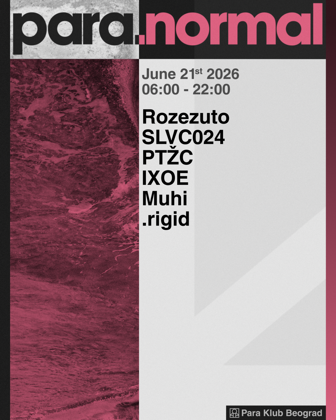 para.normal - Rozezuto, SLVC024, PTŽC, IXOE, Muhi, .rigid at Para