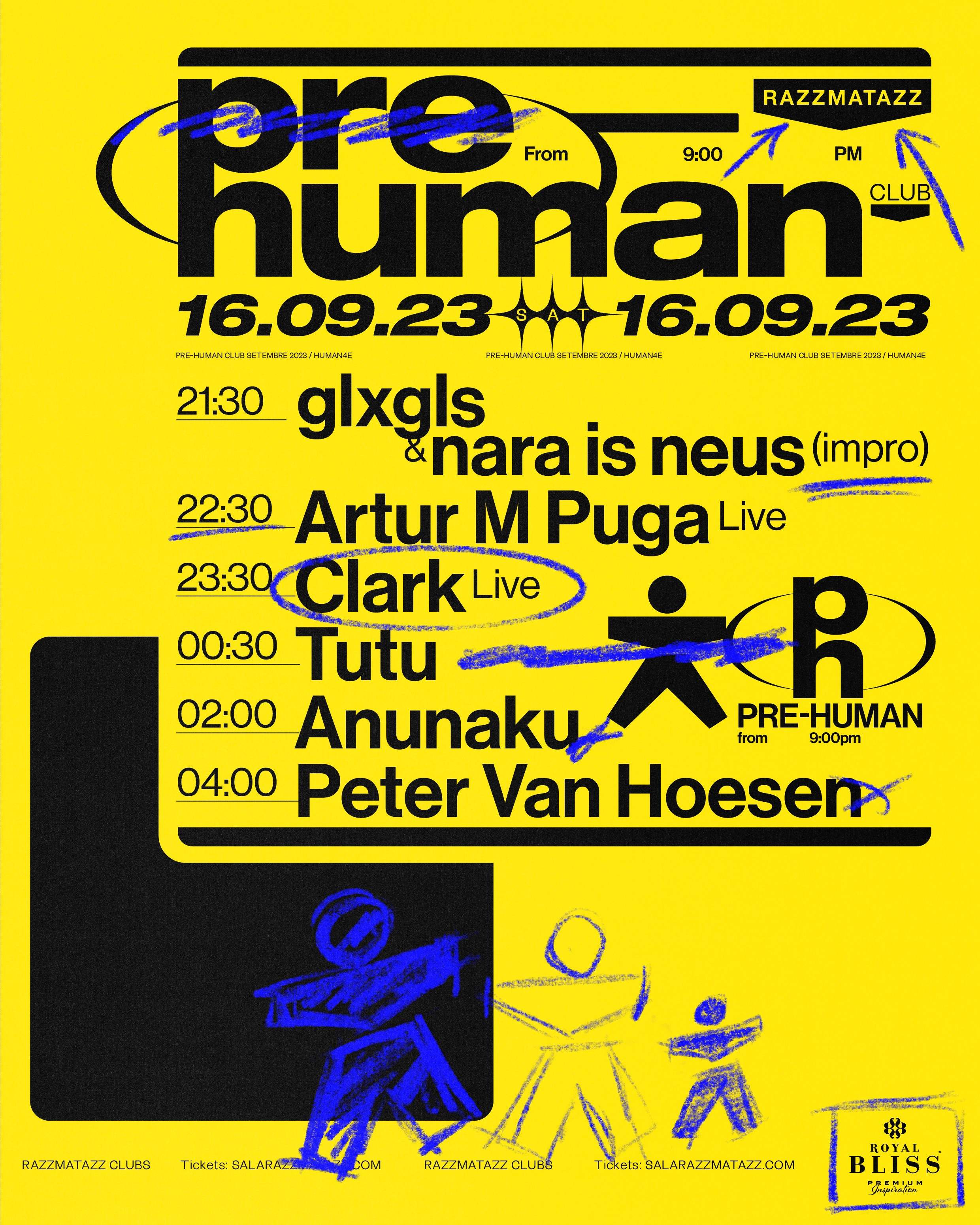 HUMAN presents: Pearson Sound + Pedro Vian - フライヤー表