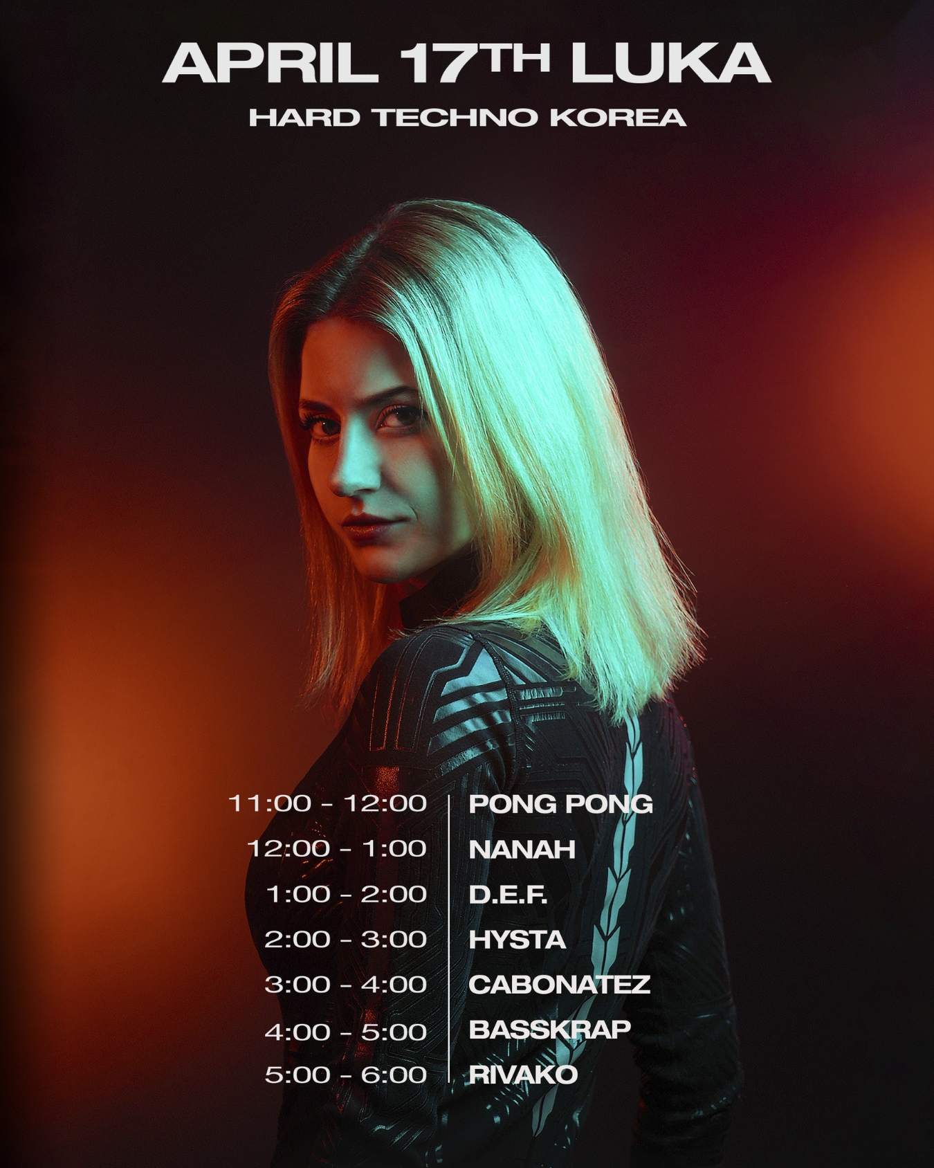 HARD TECHNO KOREA presents - HYSTA en Luka, Seoul
