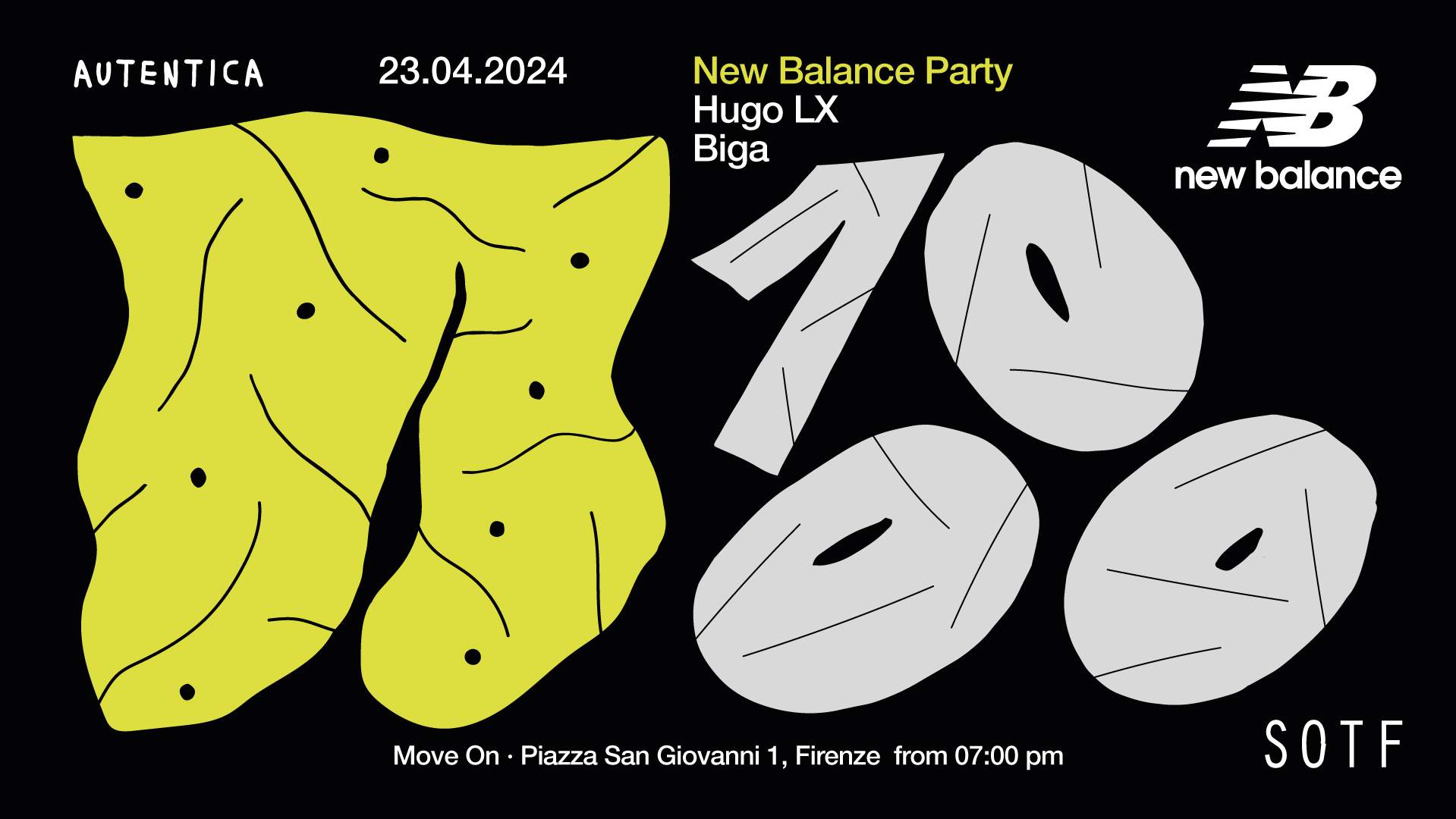 Autentica & SOTF pres. New Balance Launch Party with Hugo LX & Biga - Página frontal