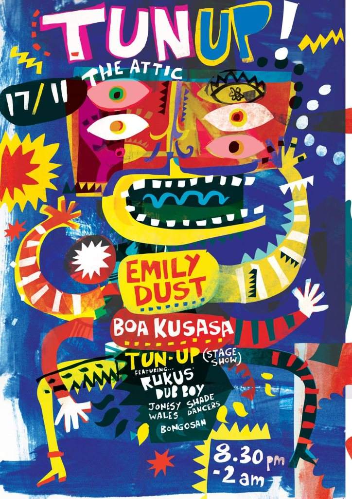 Tun Up! Ft. Emily Dust & Boa Kusasa - Página frontal