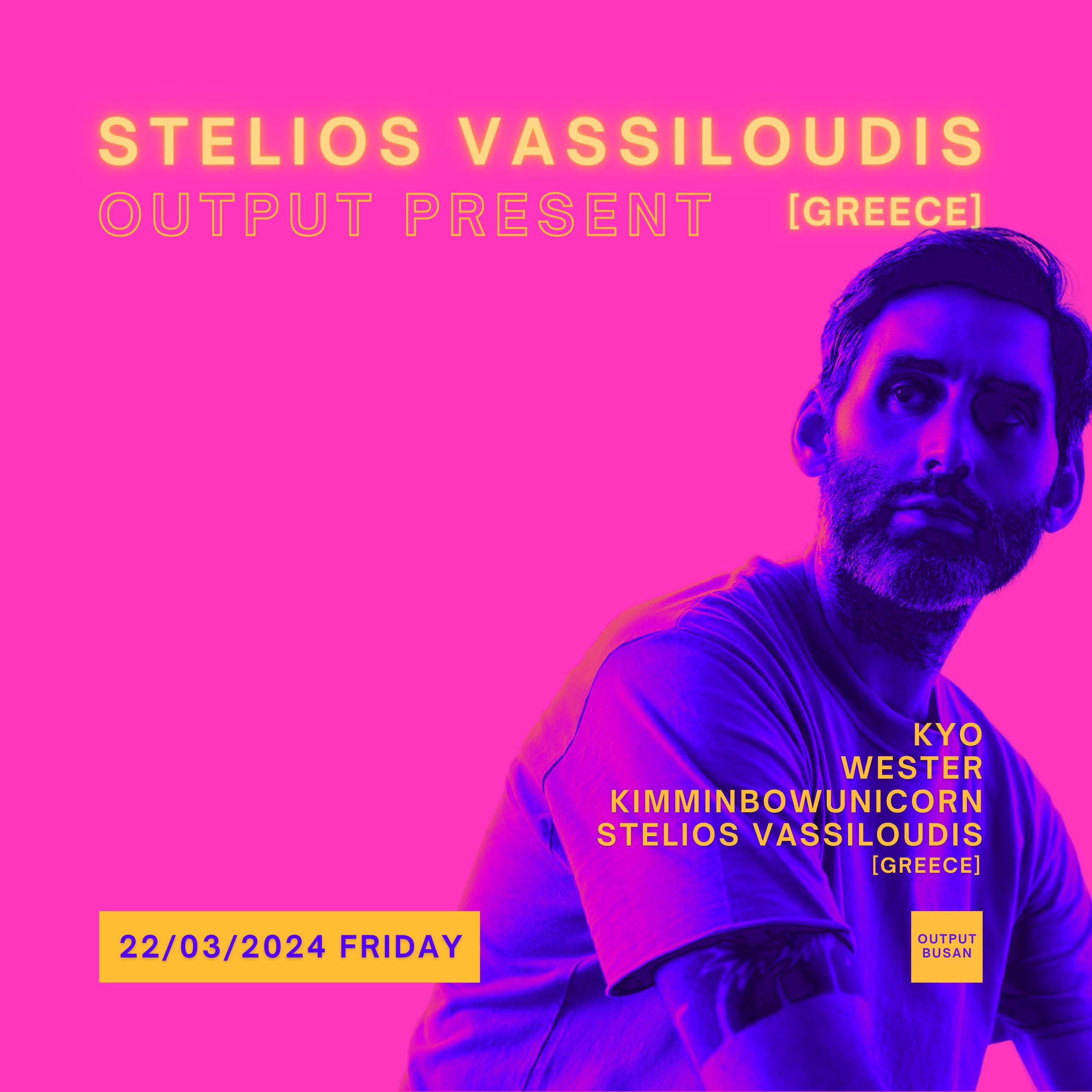 Stelios Vassiloudis [ Greece ] - フライヤー表