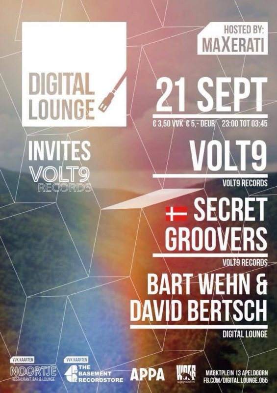 Digital Lounge Invites Volt9 - フライヤー表