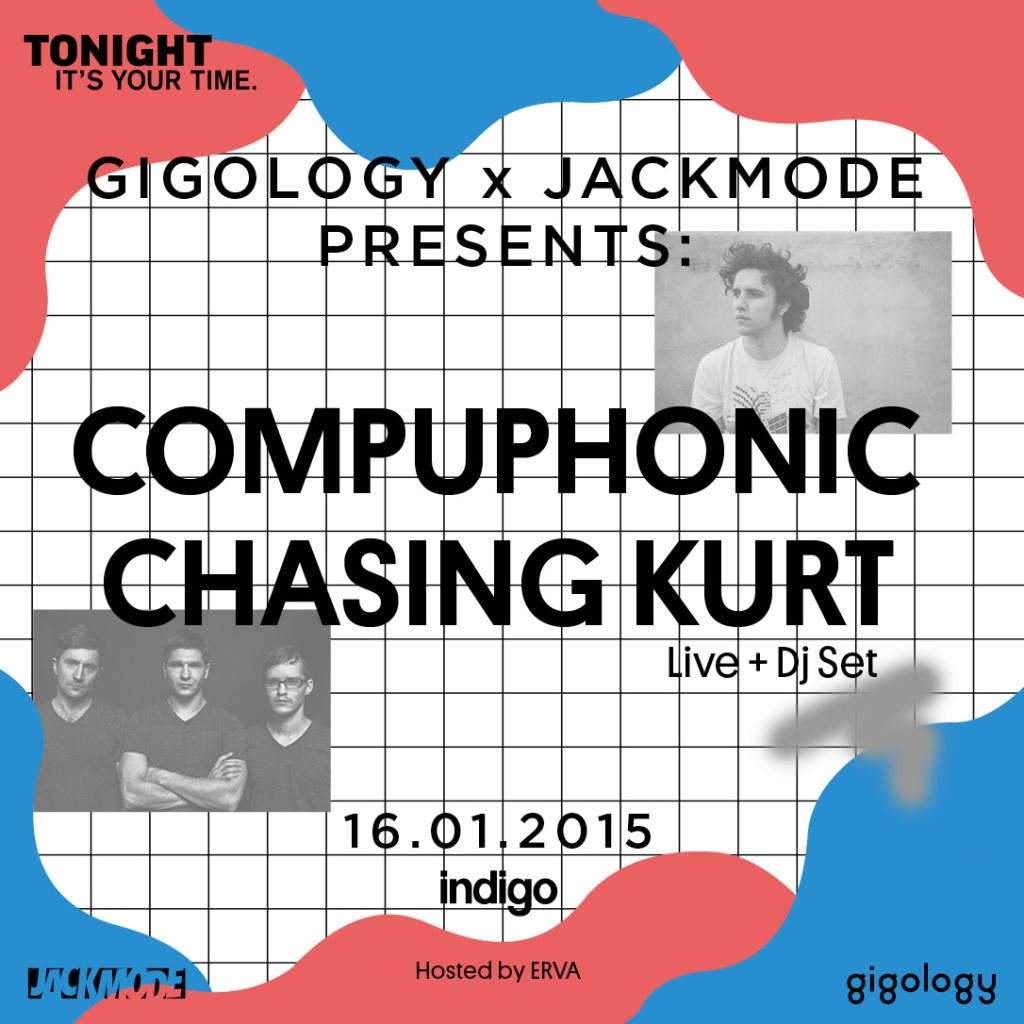 Gigology x Jackmode Berlin presents Compuphonic x Chasing Kurt Live Dj Set - フライヤー裏