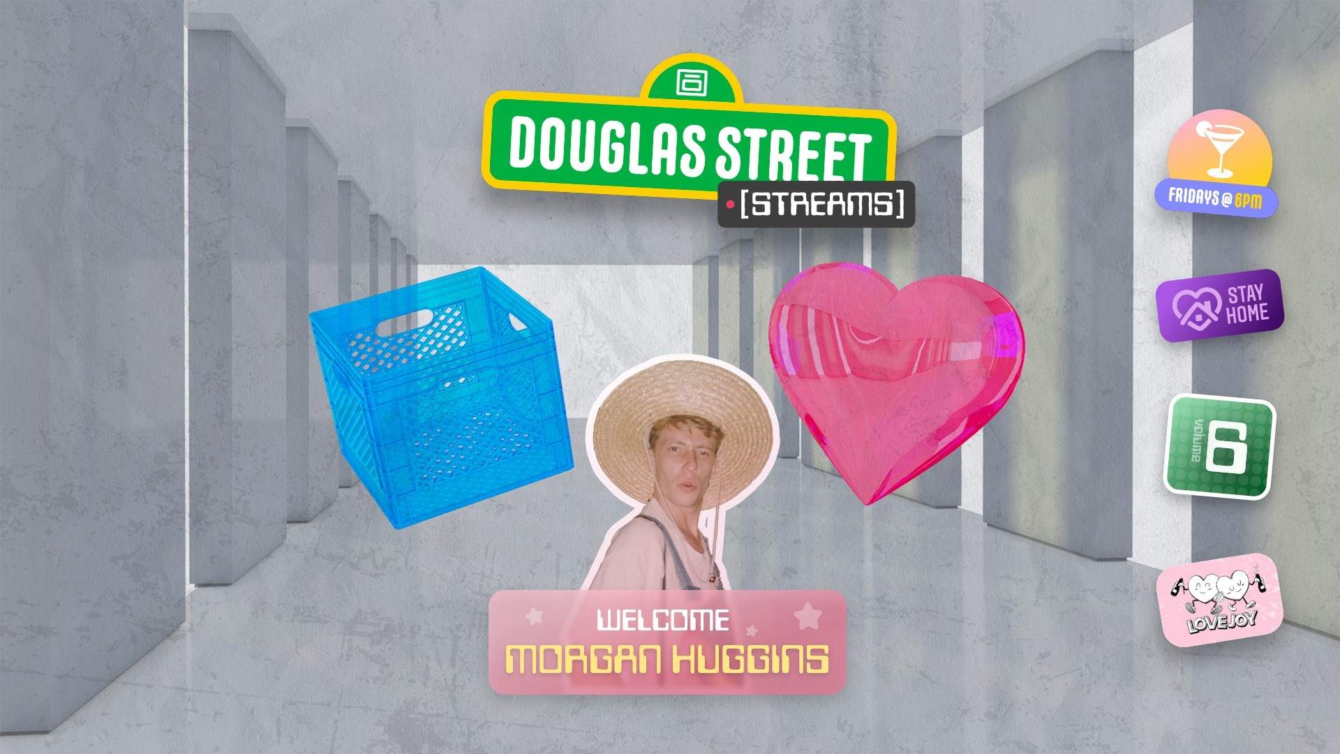 Douglas Street Streams pres. Morgan Huggins - Página frontal