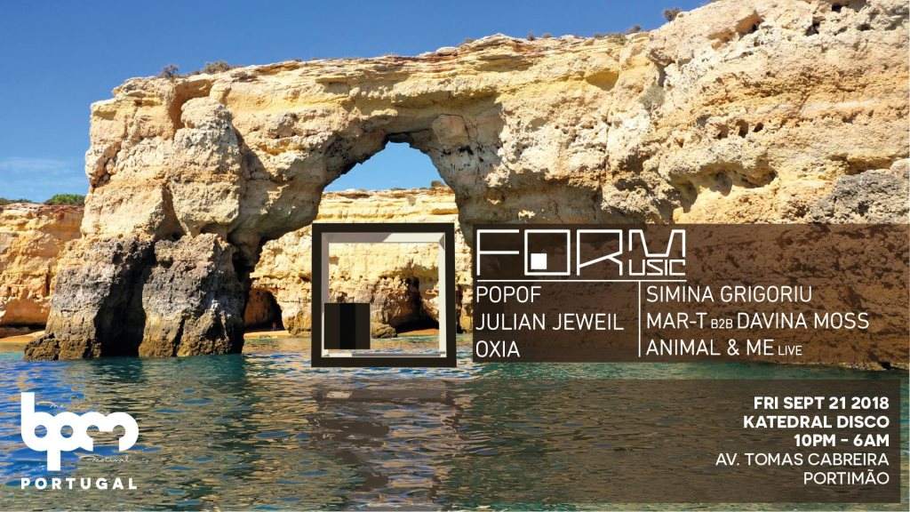 BPM Portugal 2018: Form Music - Página frontal