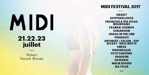 MIDI Festival 2017 - フライヤー表