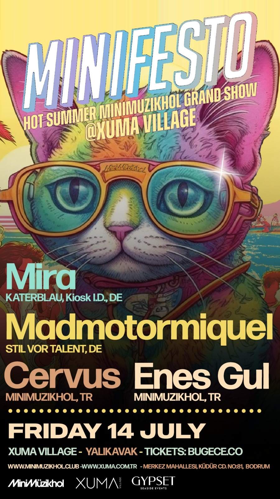 Mira // Madmotormiquel // Cervus // Enes Gul - フライヤー表