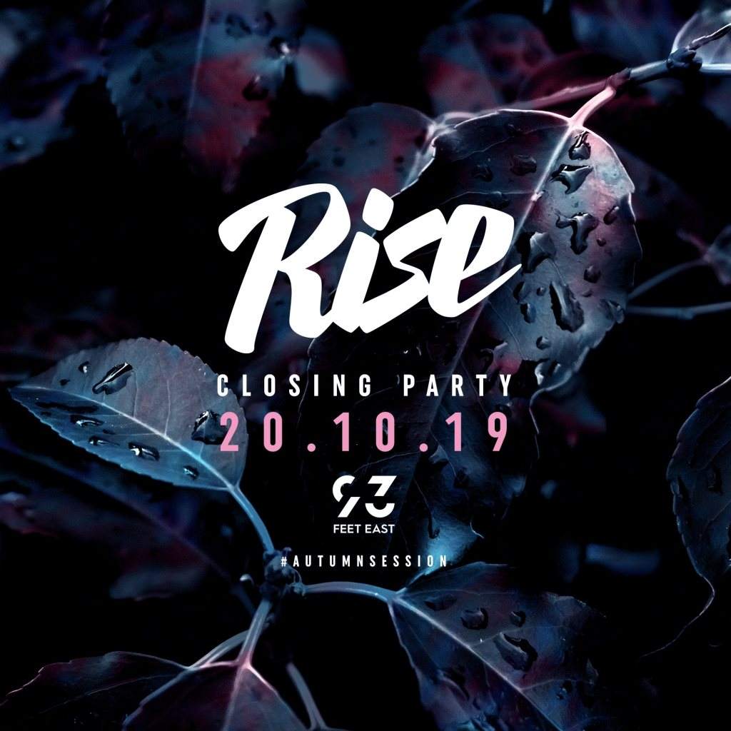 Rise: Closing Party - Página frontal
