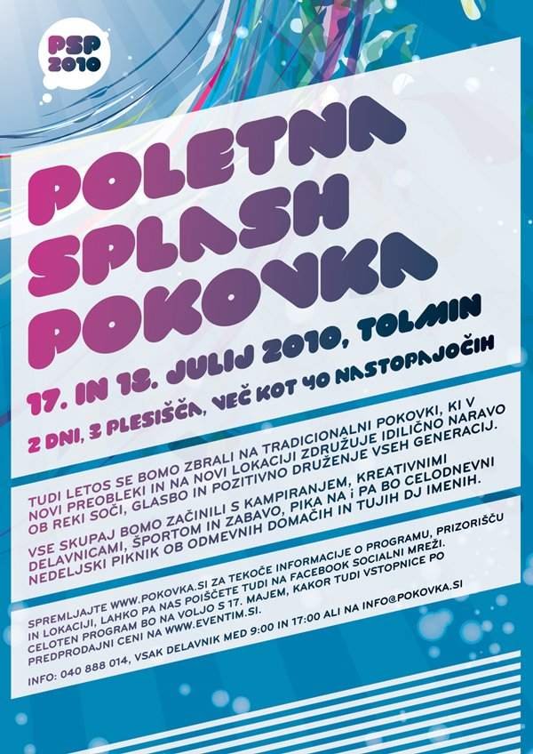 Poletna Splash Pokovka - フライヤー裏