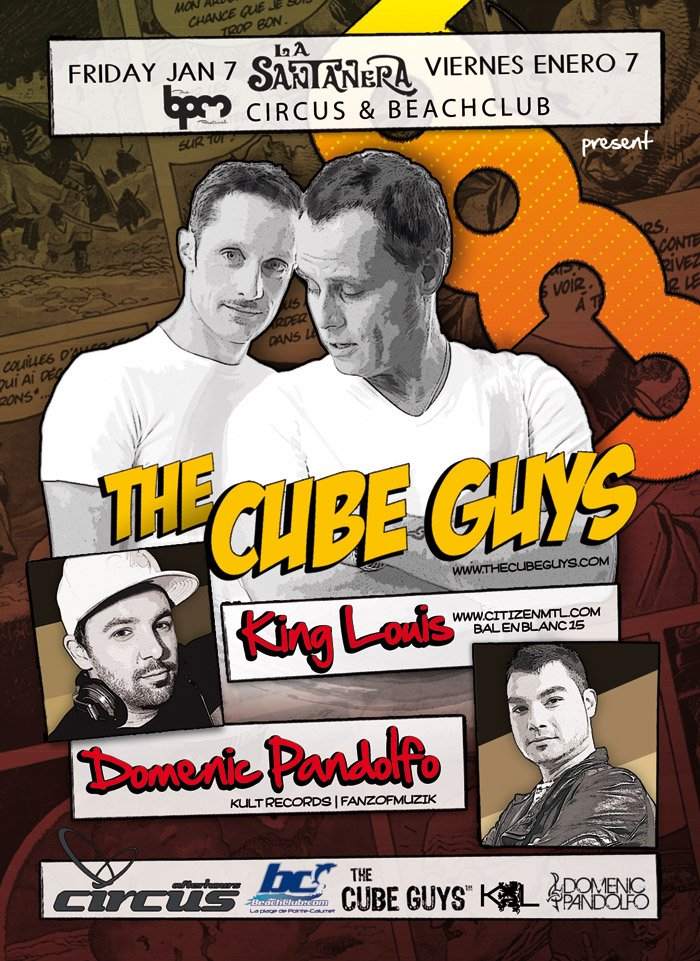 The Bpm Festival 2011 presents Cube Guys - フライヤー表