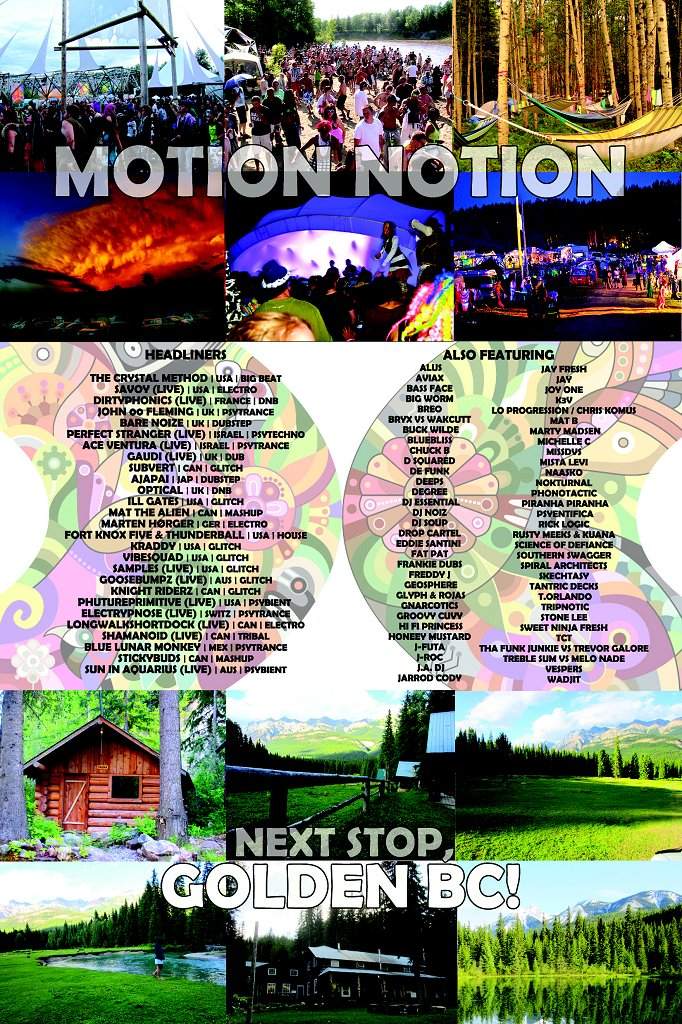 Motion Notion Festival 2012 - フライヤー裏