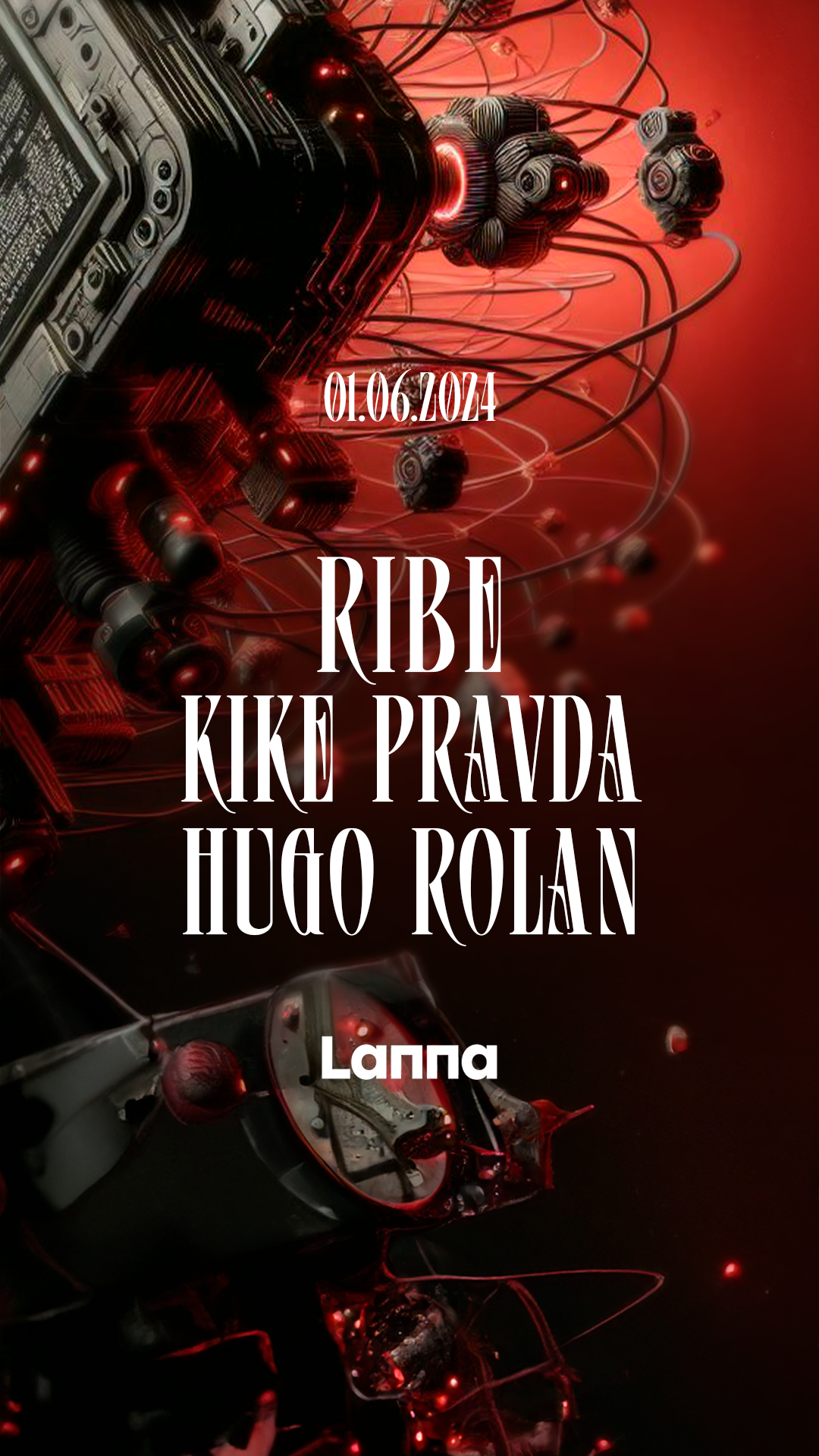 Lanna Club presenta Ribé, Kike Pravda, Hugo Rolan - Página frontal