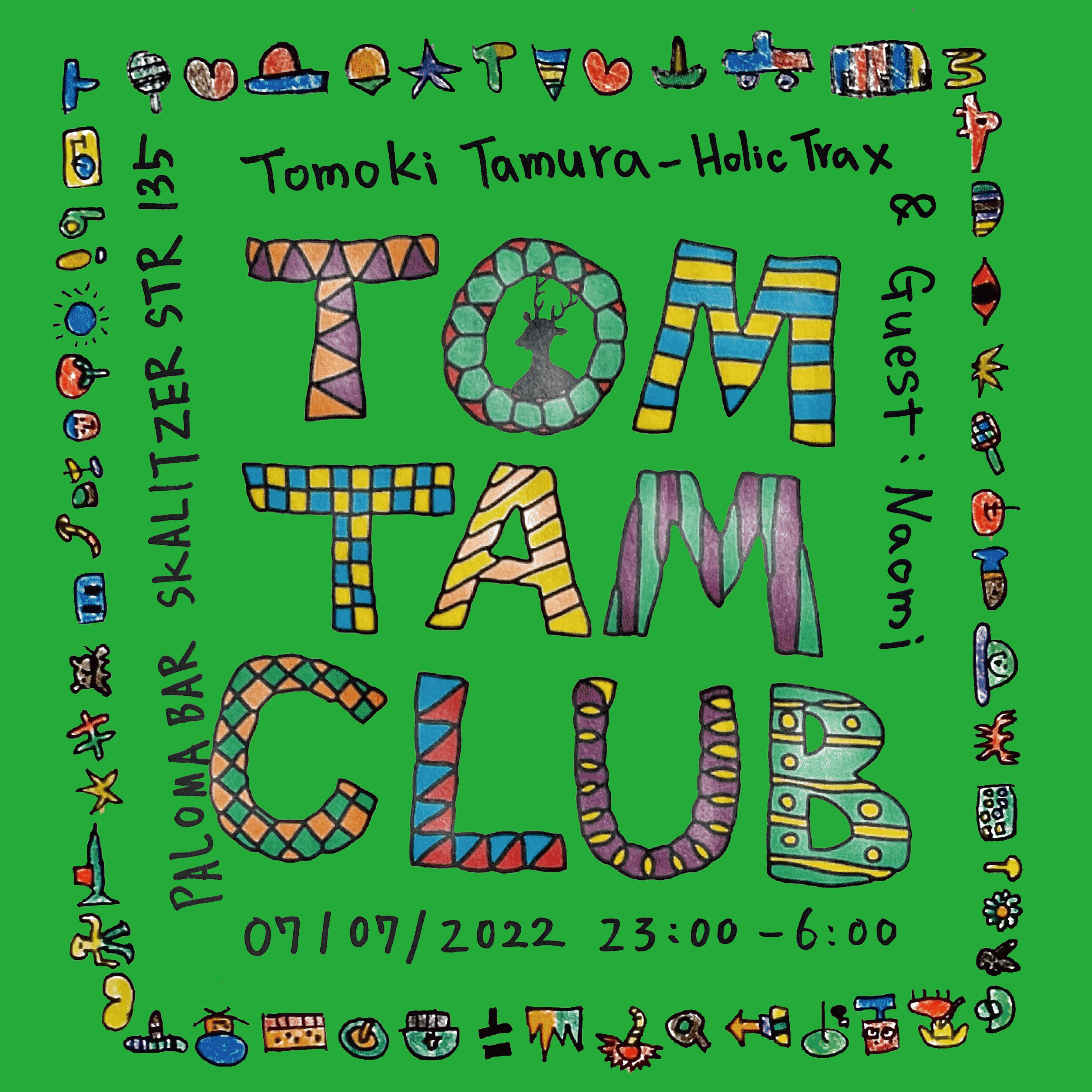 Tom Tam Club / Tomoki Tamura + Guest: Naomi & Natalie Robinson - Página frontal