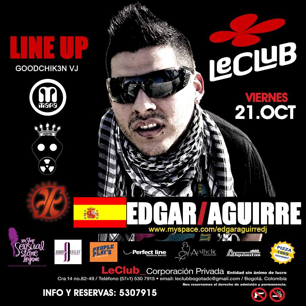 Edgar Aguirre Tour - Página trasera