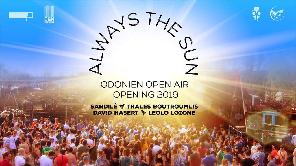 Always The Sun • Odonien Openair Opening - フライヤー表