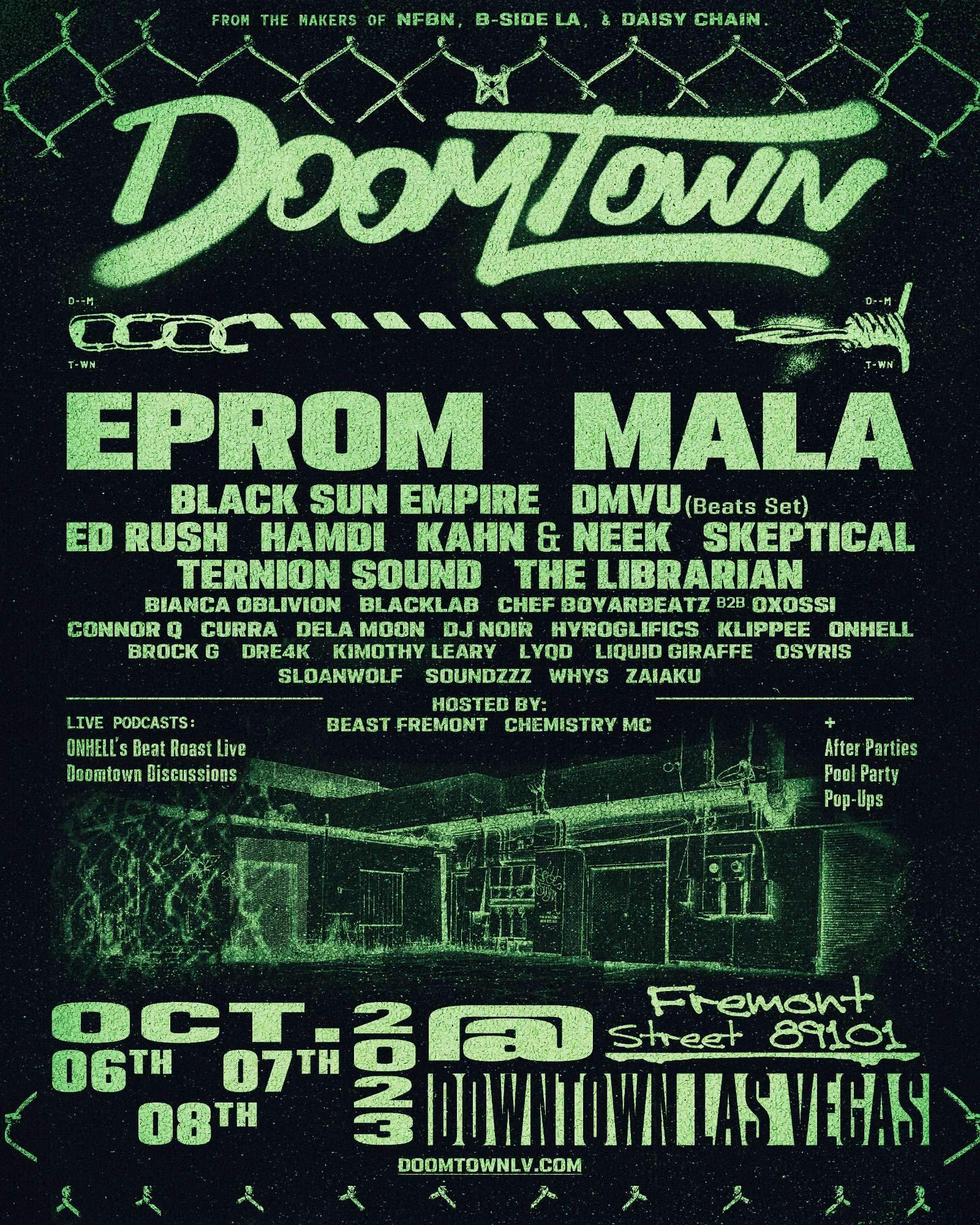 Doomtown 2023 - Página frontal