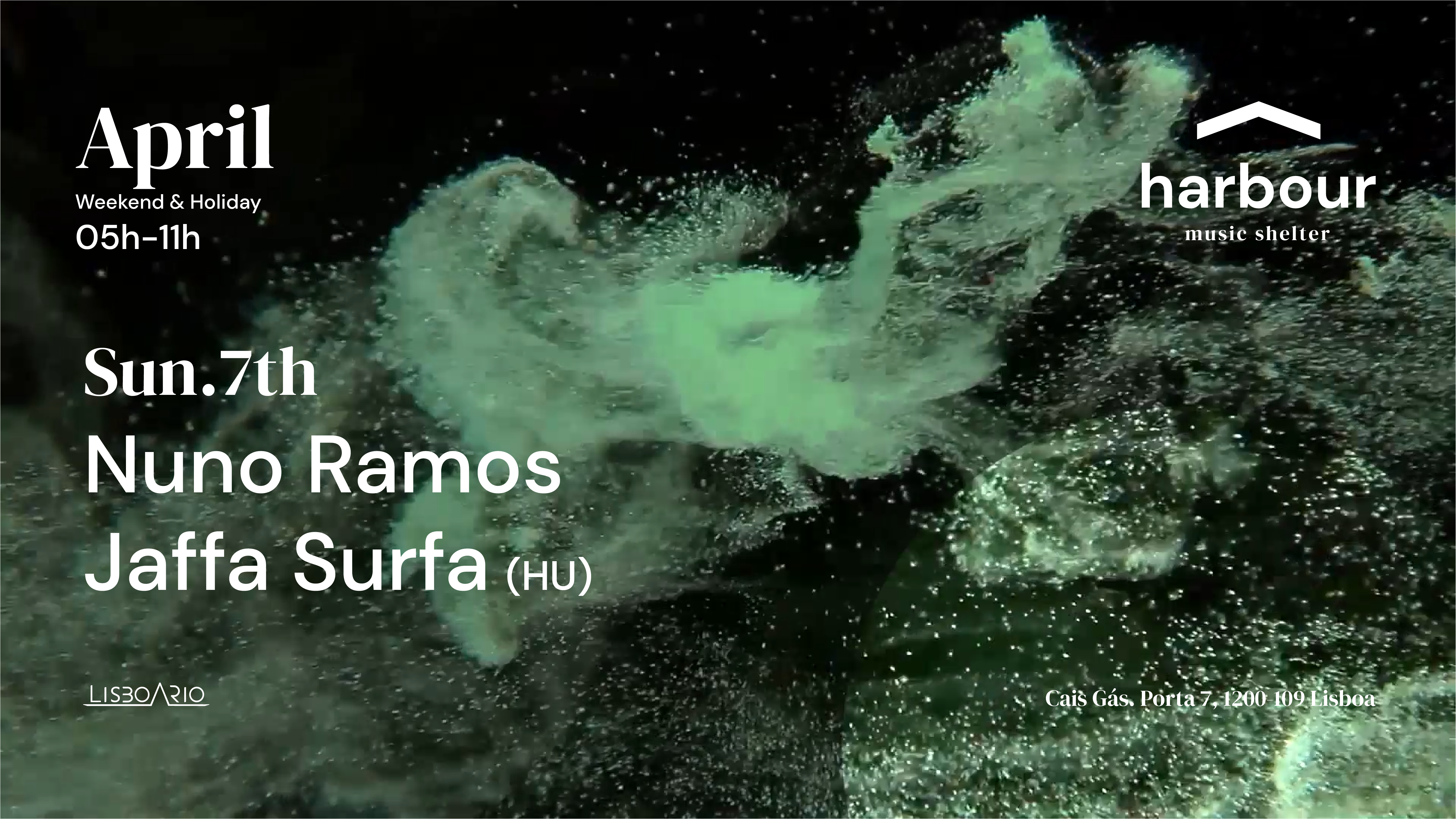 Harbour // Nuno Ramos + Jaffa Surfa (Hu) - フライヤー裏