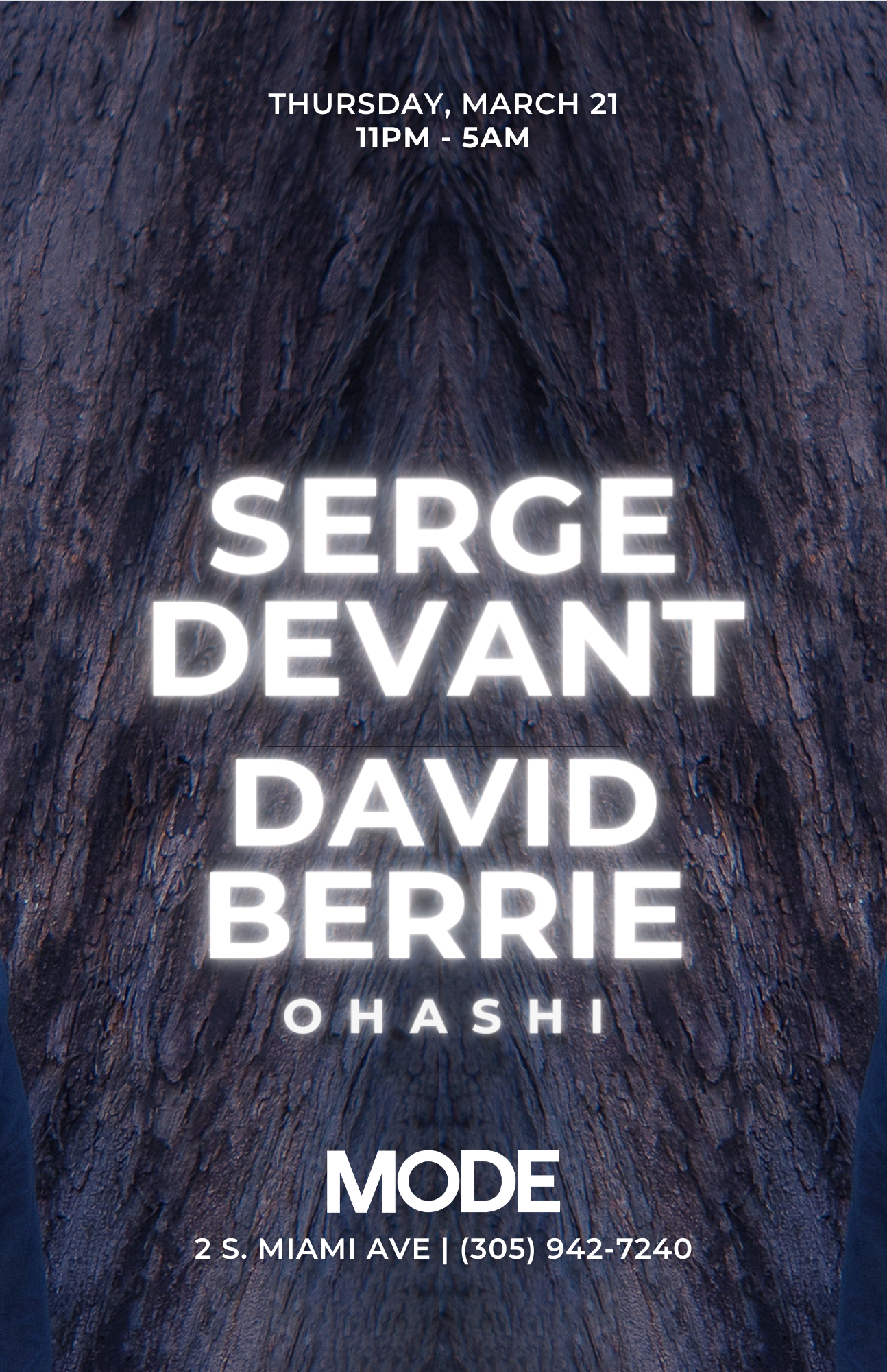 Serge Devant & David Berrie - フライヤー表