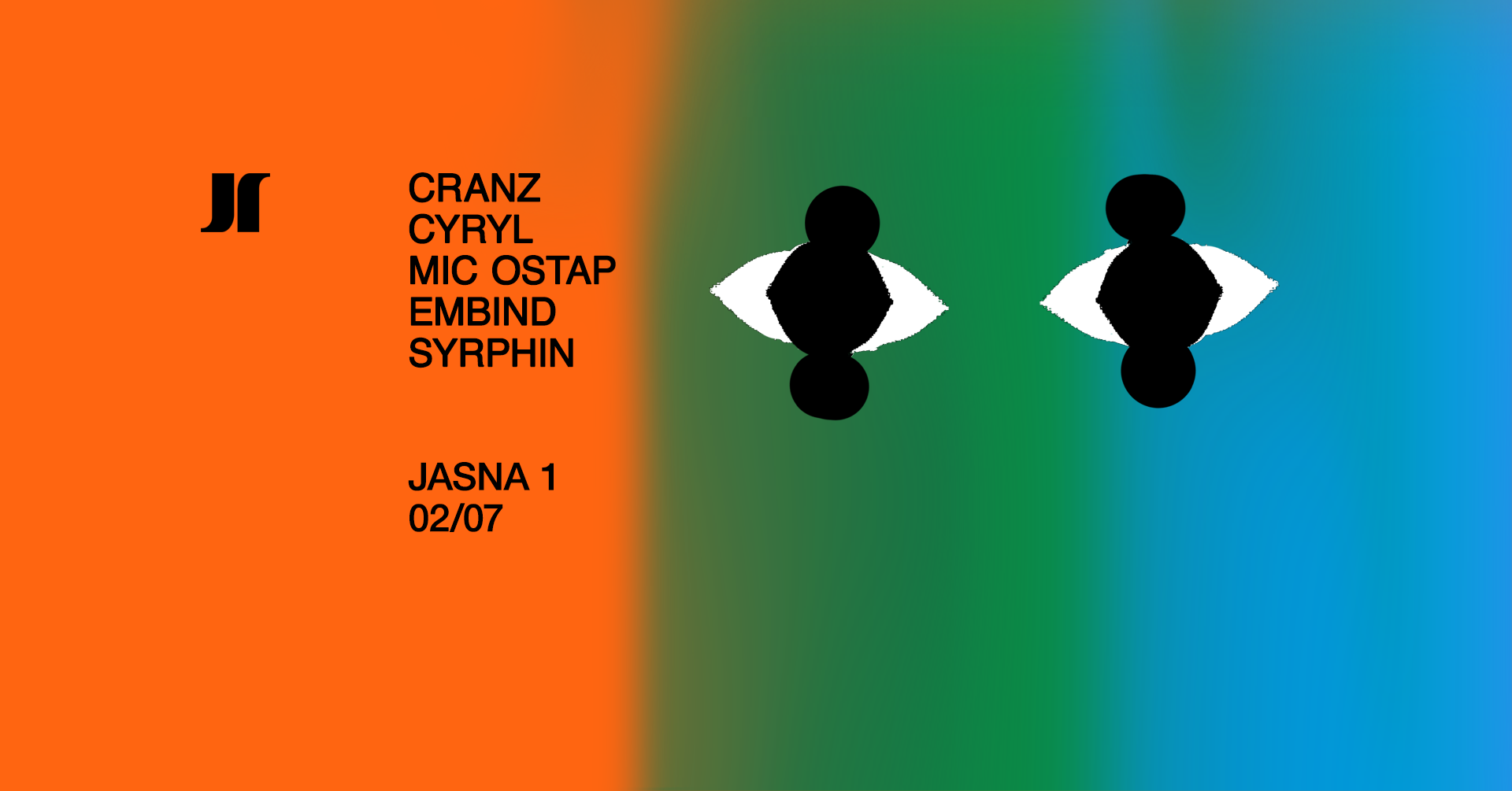 J1 - CRANZ, Cyryl / Mic Ostap. Embind, Syrphin - フライヤー表
