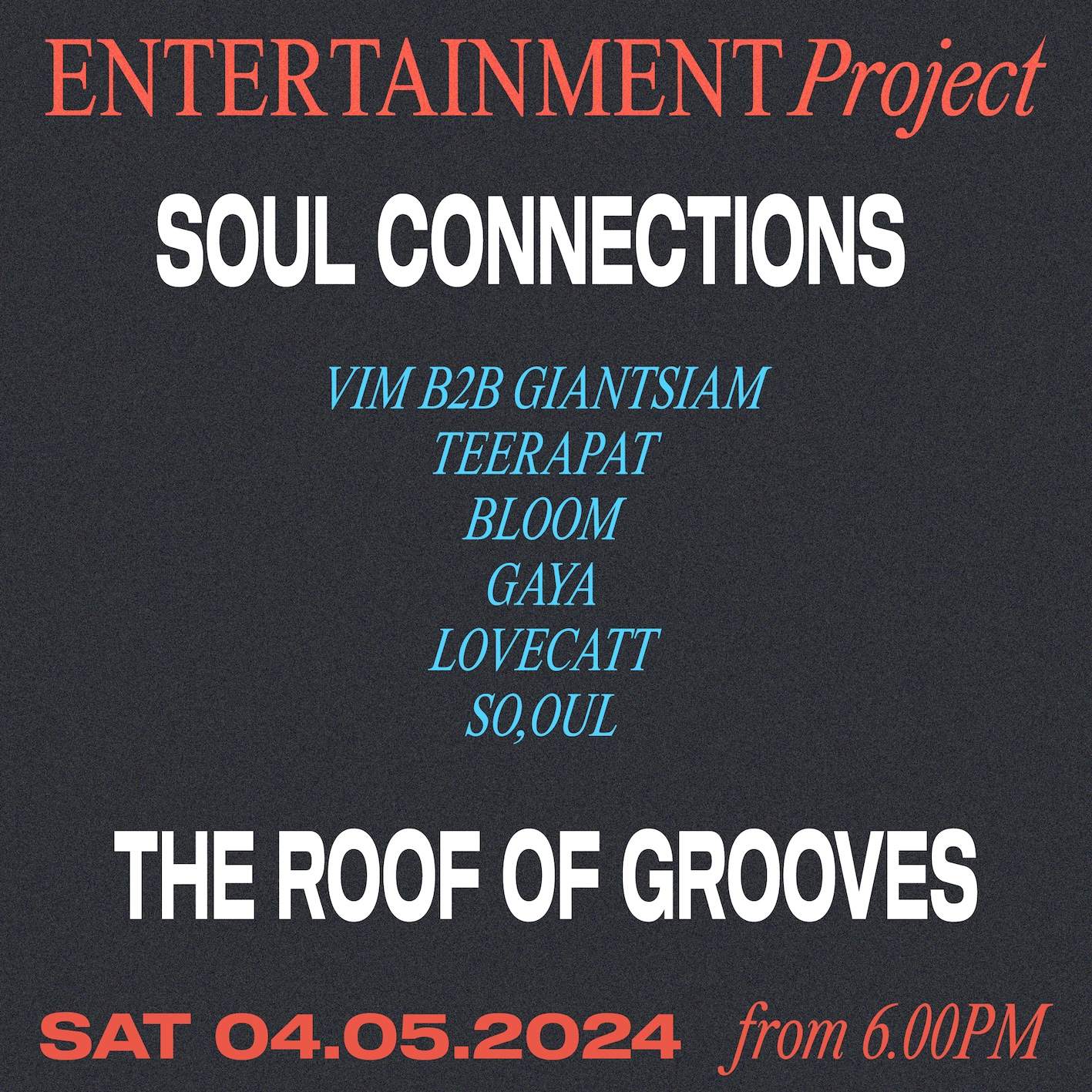 Soul Connections: The Roof of Grooves - フライヤー表