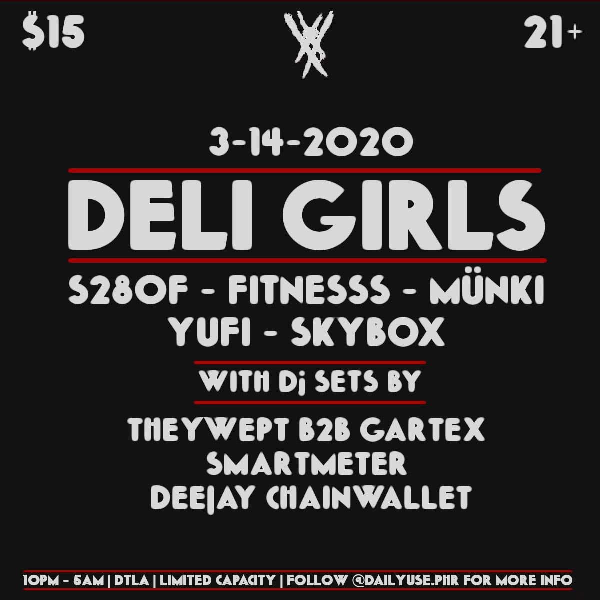 Deli Girls // S280f // Fitnesss // Münki // Yufi // Theywept B2B Gartex +More - Página frontal