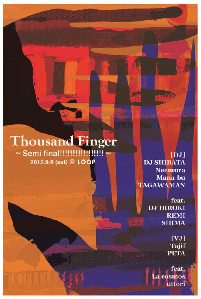 Thousand Finger -Semi final!- - フライヤー表
