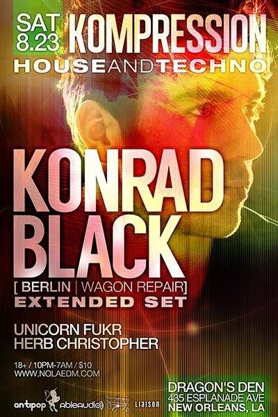 Kompression Featuring: Konrad Black - Página frontal