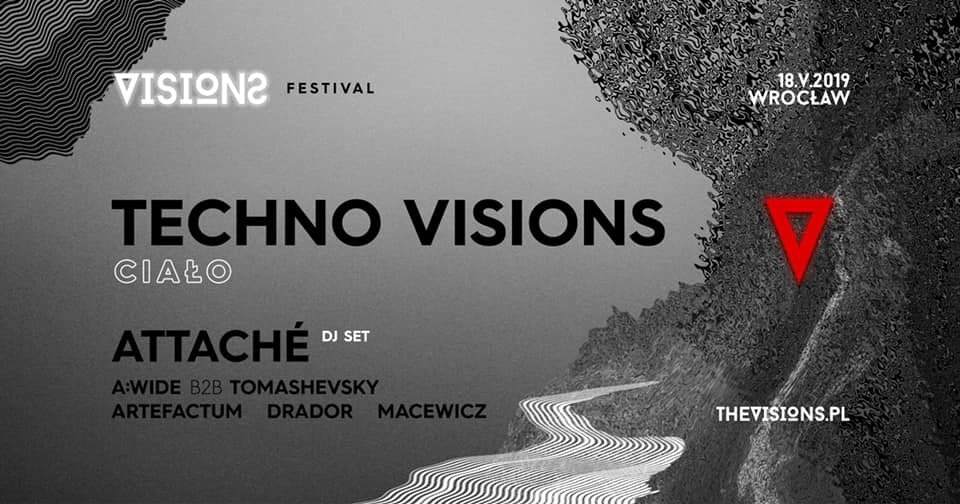 Techno Visions Festival 2019 Pres. Attaché - Página frontal