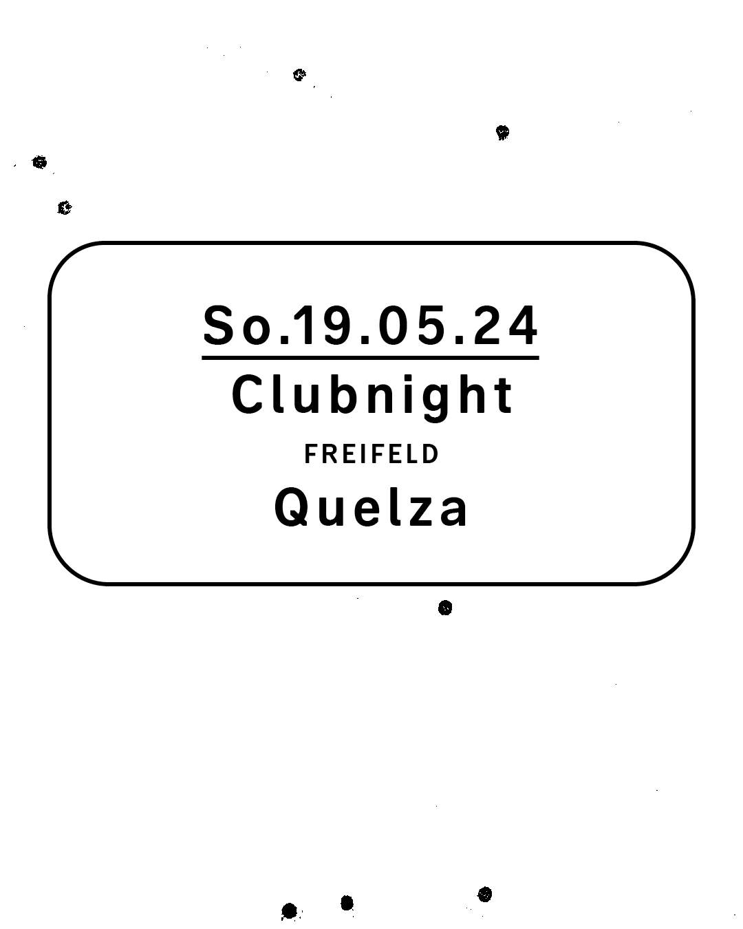 Clubnight - Quelza - Página trasera
