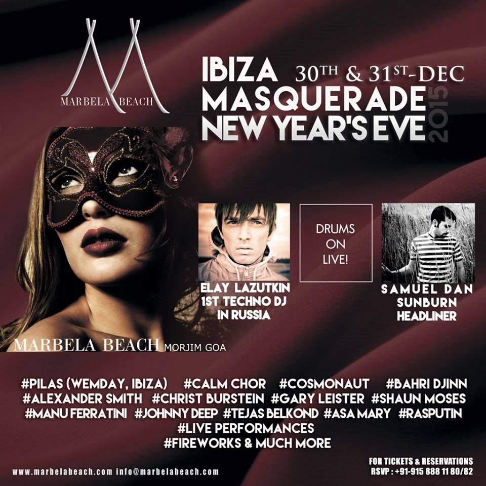 Ibiza Masquerade New Year's Eve - Página frontal