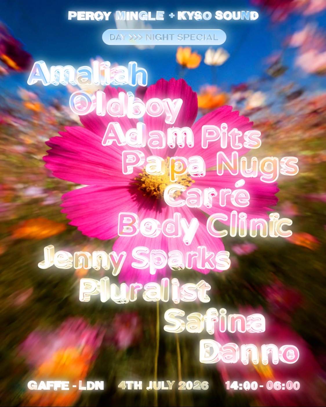 Day + Night Special - Oldboy, Adam Pits, Amaliah, Papa Nugs, Carré, Jenny Sparks + more cover