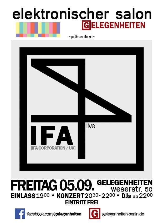 Elektronischer Salon: IFA - フライヤー表