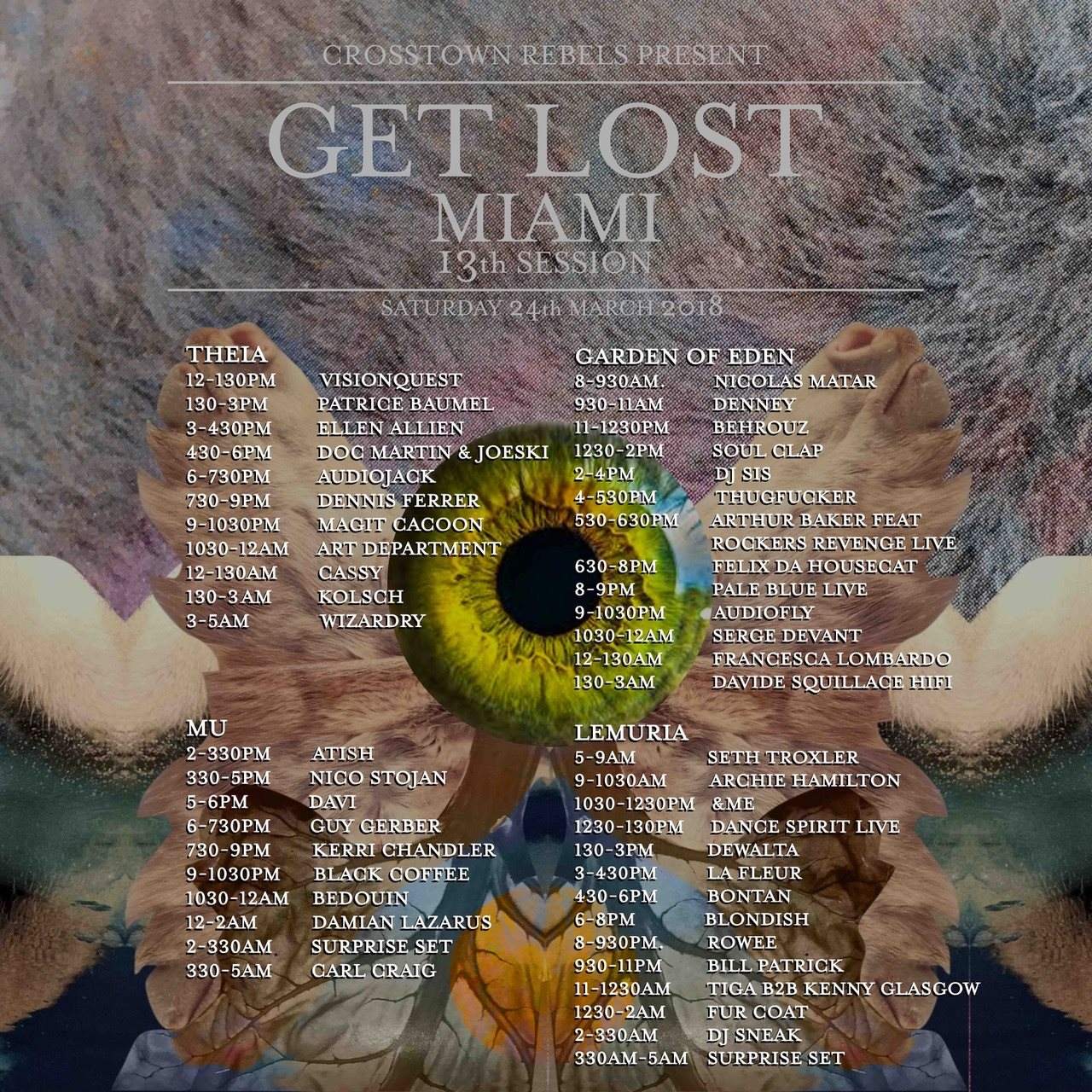 Crosstown Rebels present Get Lost Miami - 13th Session - Página frontal