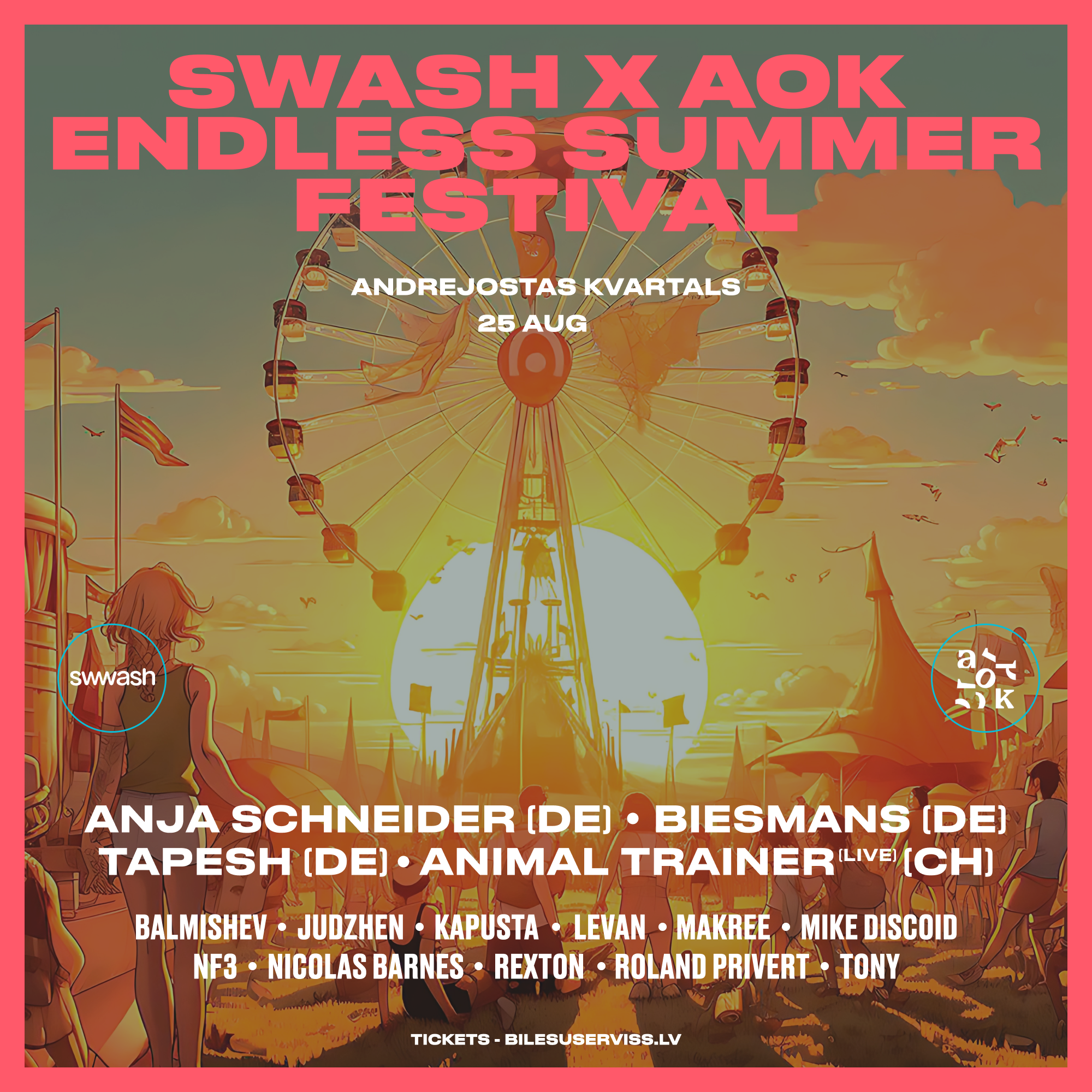 Swash x AOK Endless Summer Festival - Página trasera