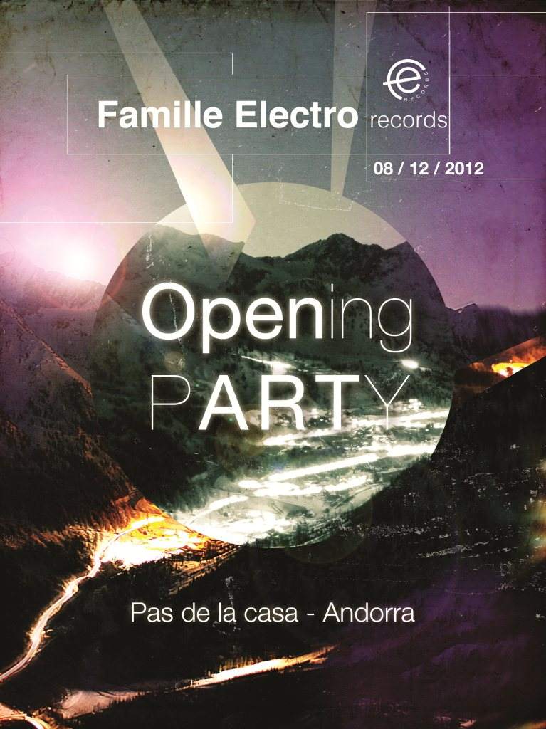 Opening Party Saison de ski au pas de la Case By Famille Electro - Página frontal