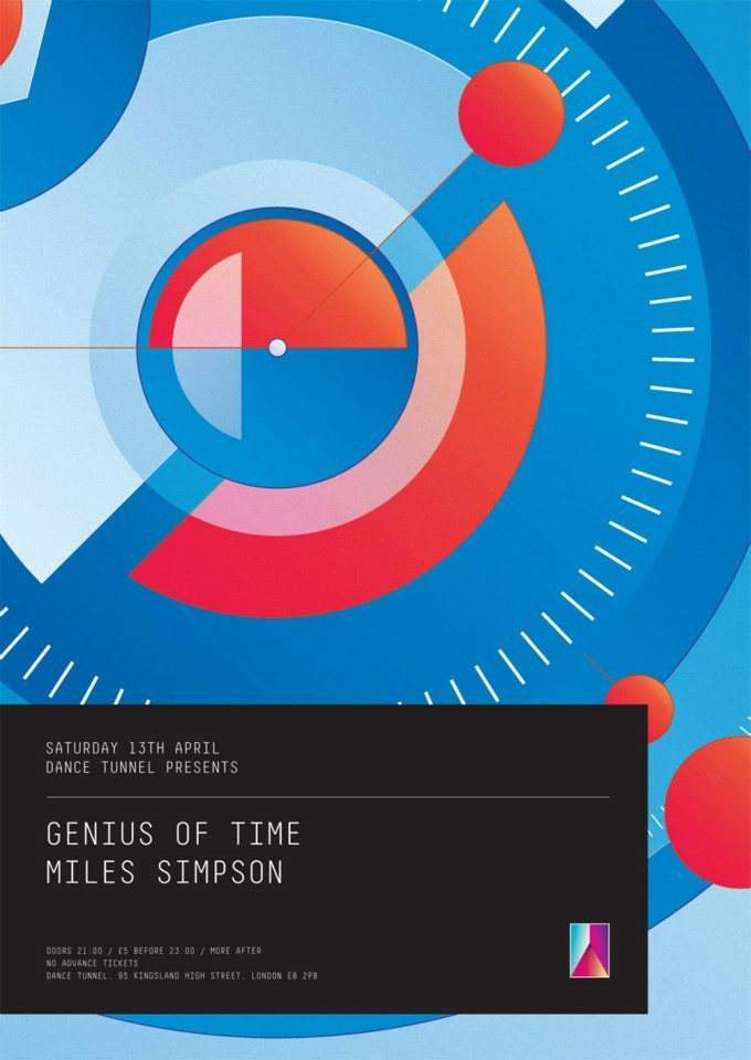 Genius Of Time - フライヤー表