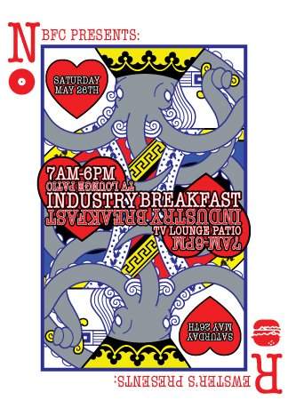 Industry Breakfast - フライヤー表