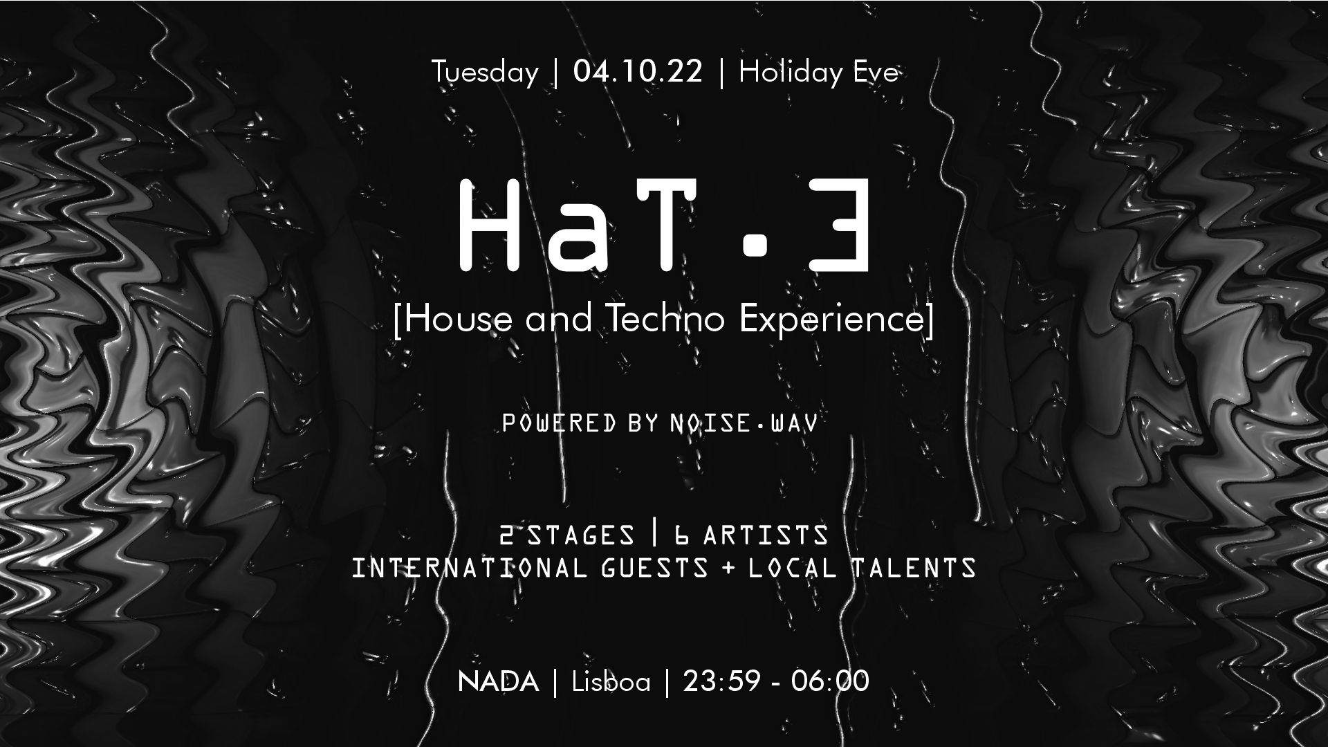 HaT.E [House and Techno Experience] - フライヤー表