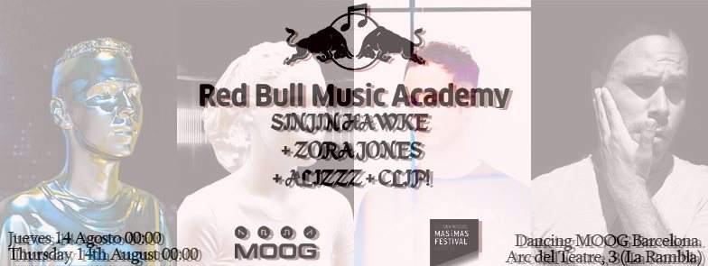 RED Bull Music Academy Night: Sinjin Hawke + Zora Jones + Alizzz + Clip - Página frontal