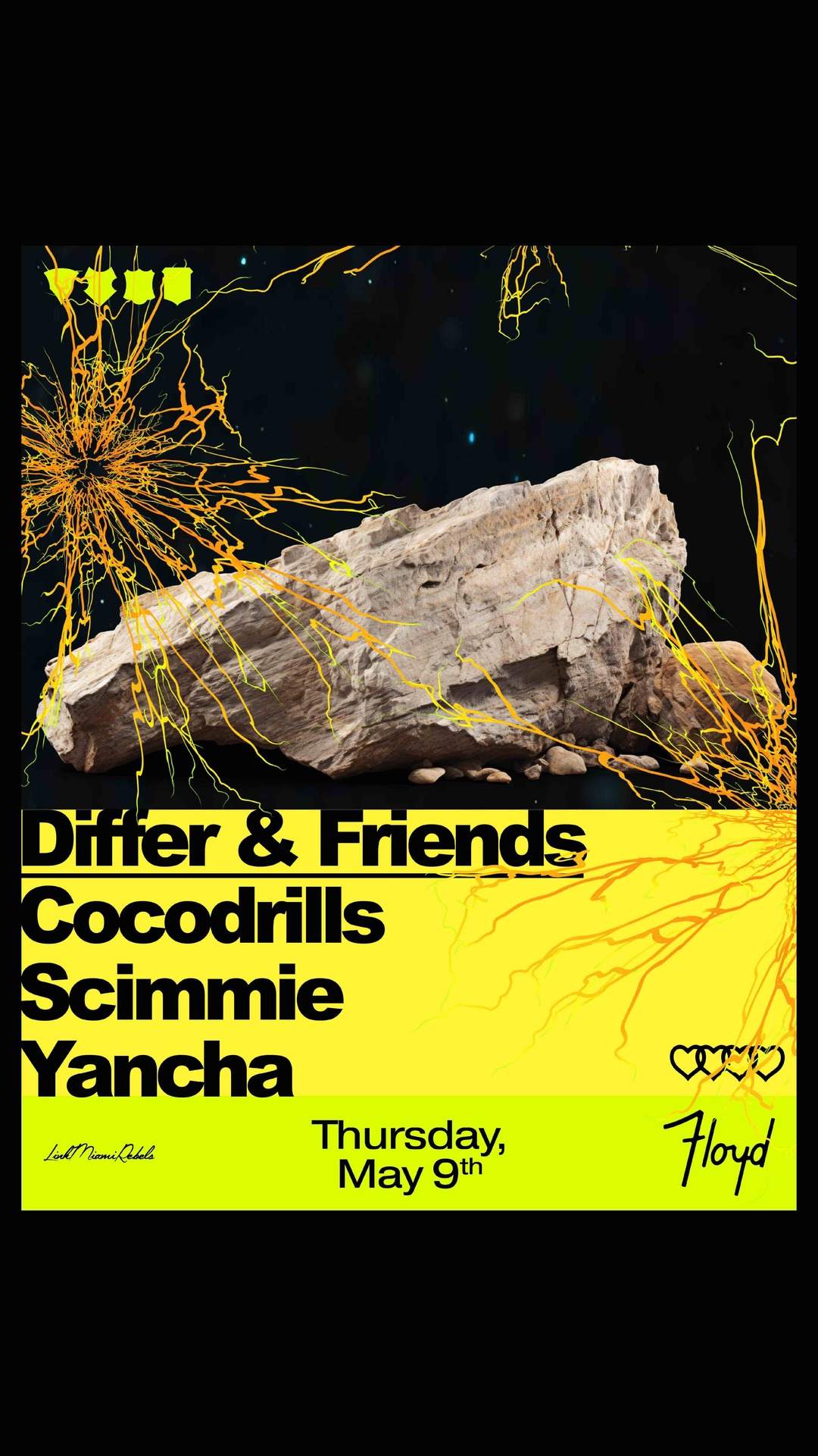 Differ & Friends: Cocodrills, Scimmie + Yancha - Página frontal