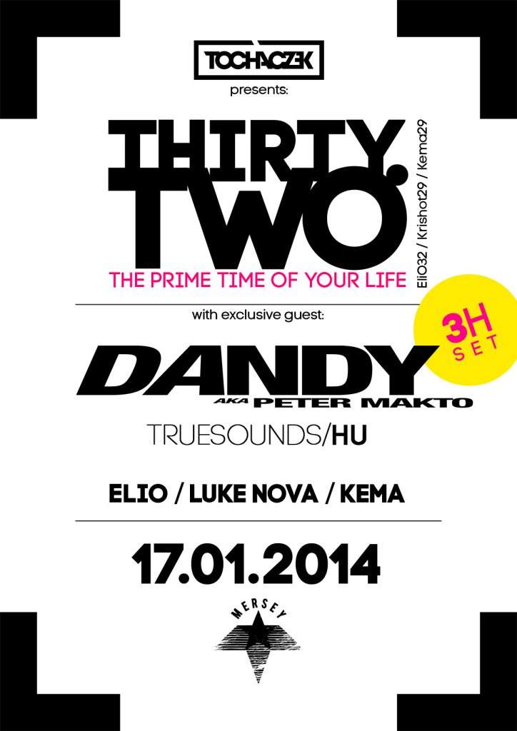 The Prime Time of Your Life with Dandy aka Peter Makto - フライヤー表