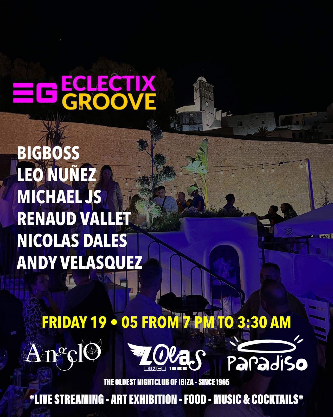 ECLECTIX GROOVE Live from Paradiso Rooftop - Página frontal