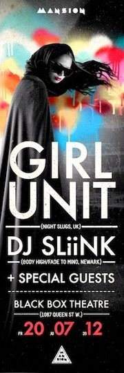 Girl Unit x DJ Sliink - Página frontal