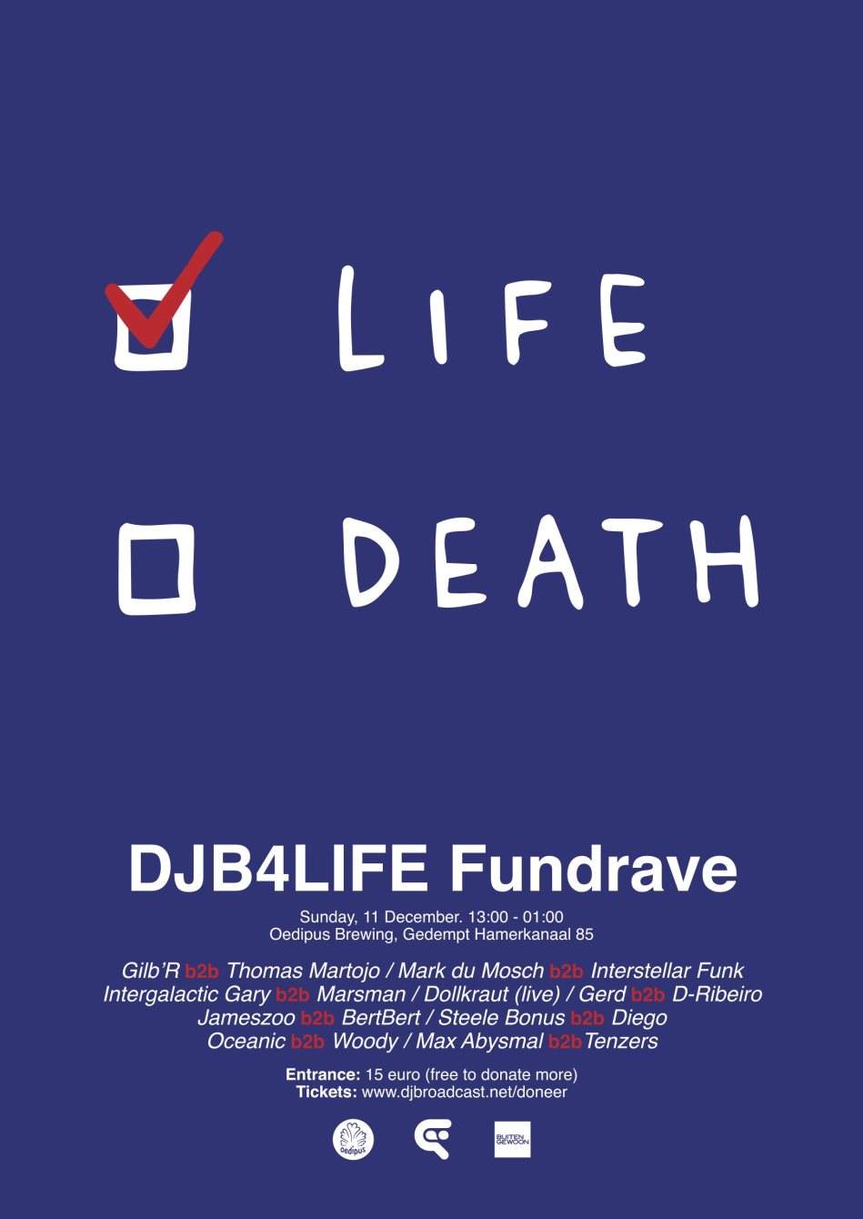 Djb4life Fundrave - Página frontal