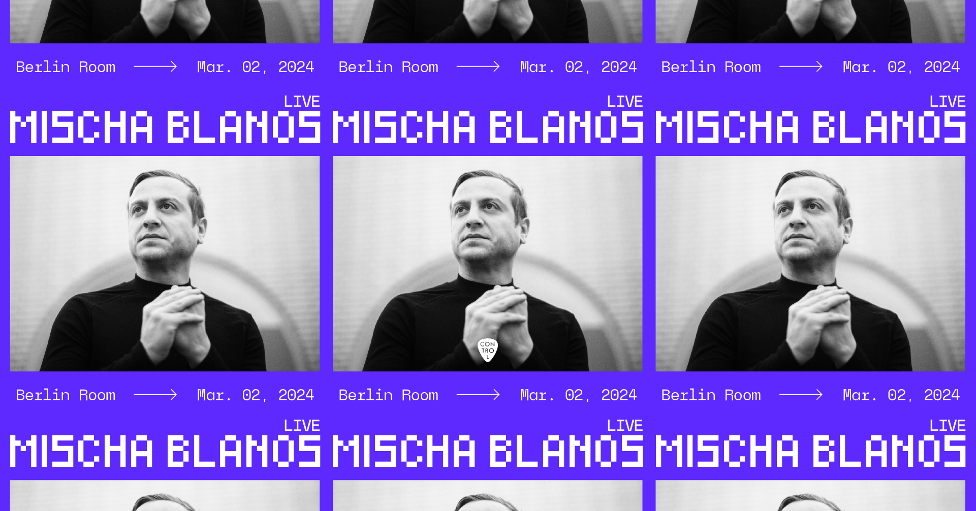 Mischa Blanos [LIVE] - Página frontal