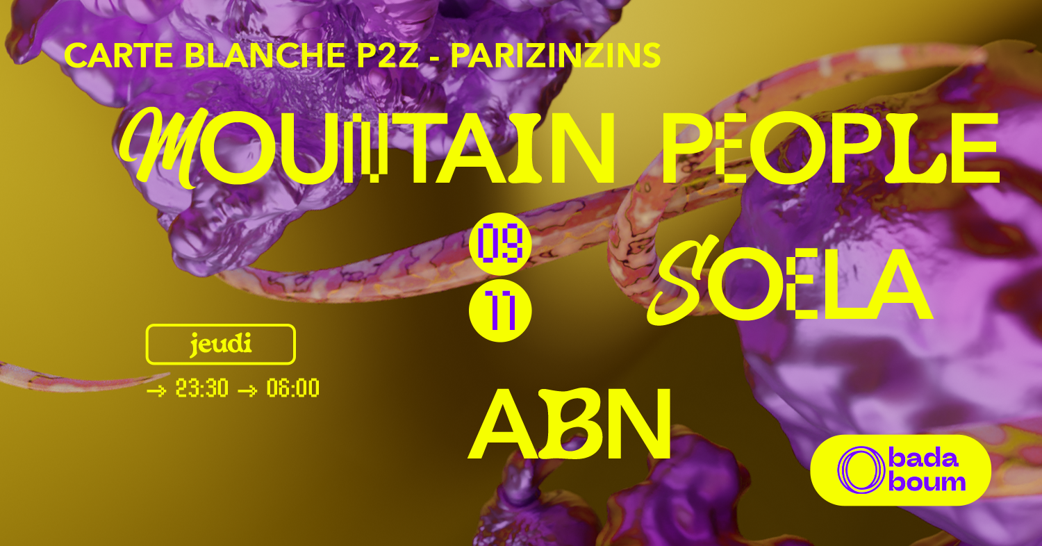 Club — Carte Blanche P2z: Mountain People (+) Soela (+) Abn - Página frontal