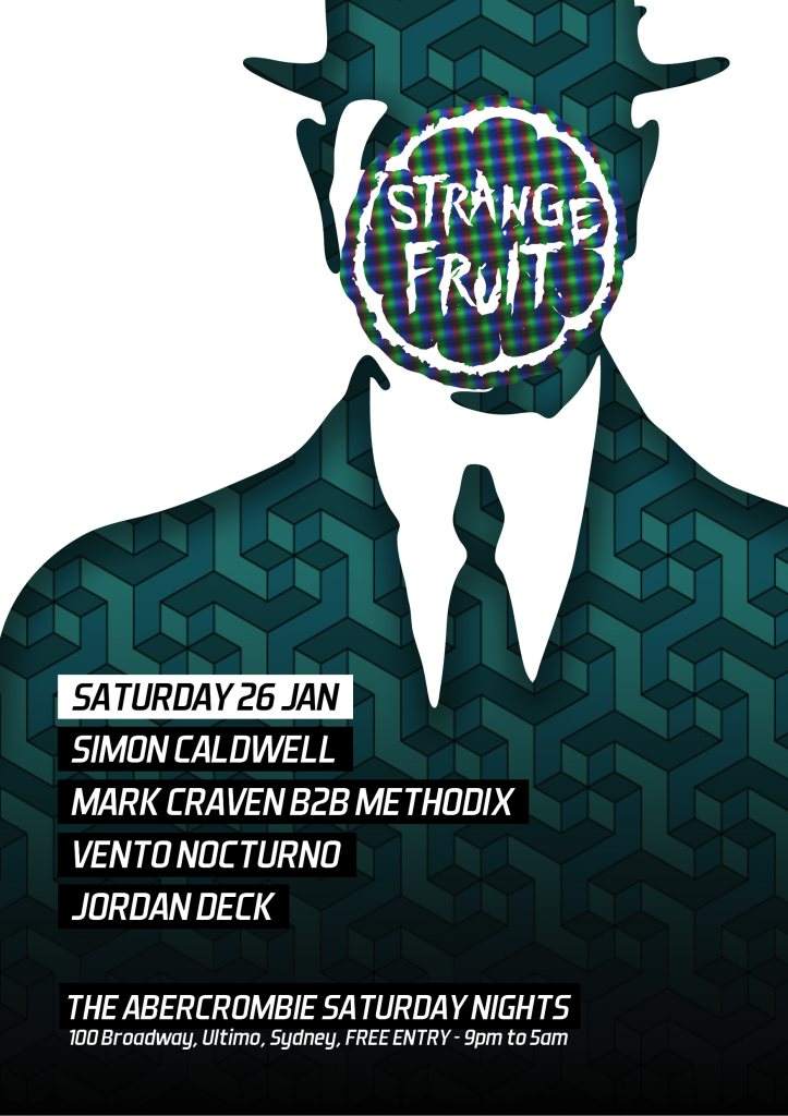 Strange Fruit: Simon Caldwell, Methodix B2B Mark Craven - Página trasera